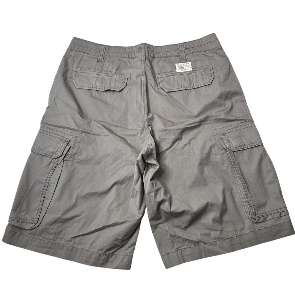 Vtg Polo Jeans Co Ralph Lauren Cargo Shorts Mens 36 Clay Relaxed Baggy‎ Utility
